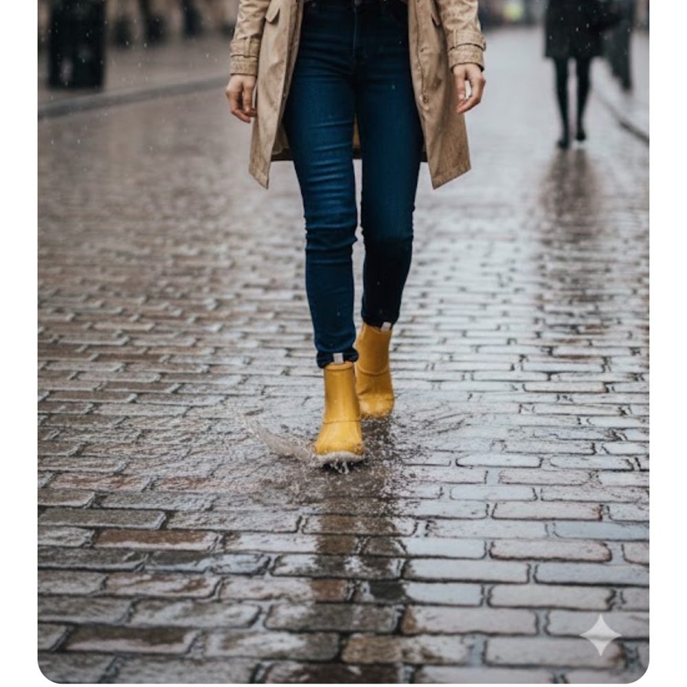 Sperry Yellow Rain & Snow Women’s Boots with Duck-Boot Design